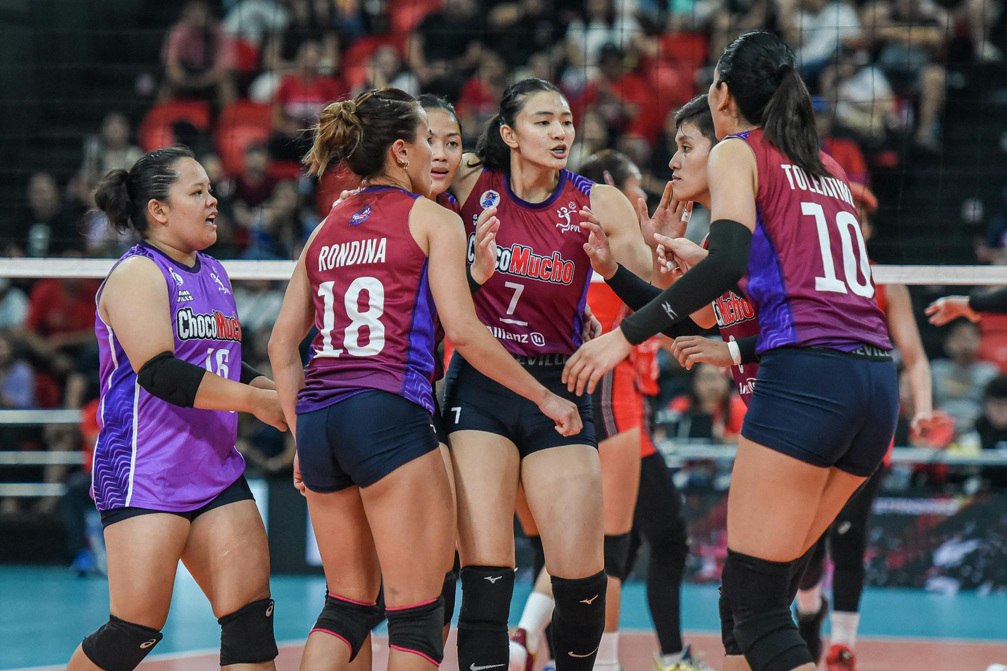 PVL: Choco Mucho deals Chery Tiggo first loss to grab early solo lead
